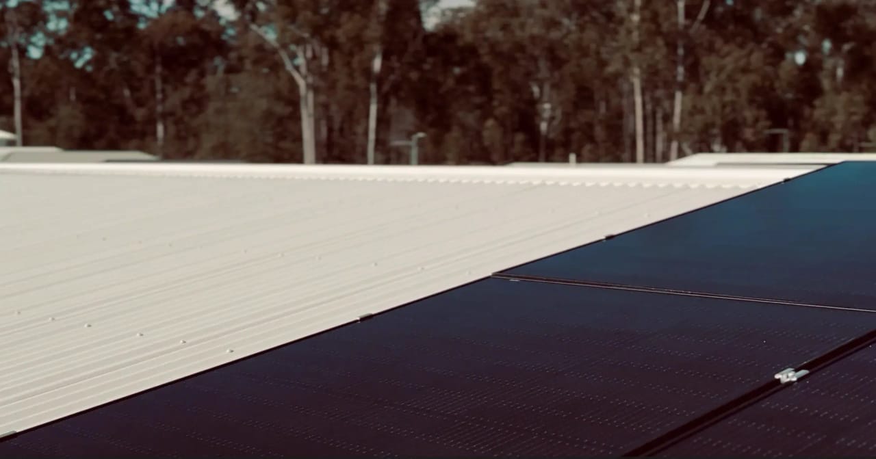 Solar panels installed on a Gold Coast rooftop