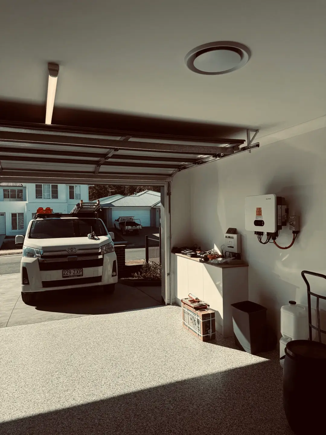 Ryder Electrical Services van on location